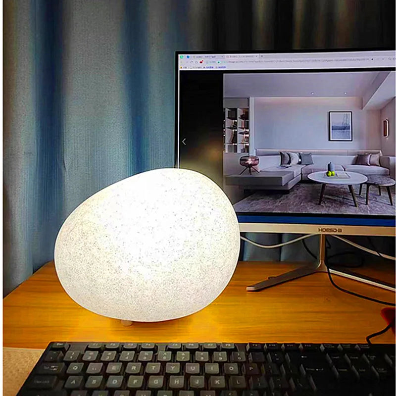 Lampe de chevet design pierre - Lampe Chevet Design