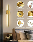 Battery Operated Wall Sconce Wireless LED Light 5v  with Remote Control USB Rechargeable Wall Lights for Bedroom Living Room