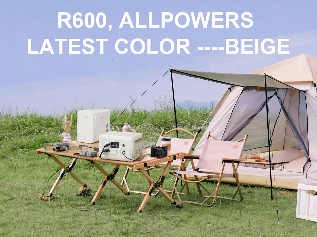 ALLPOWERS R600 – tragbare Powerstation 299Wh LiFePO4, 600W AC-Ausgang