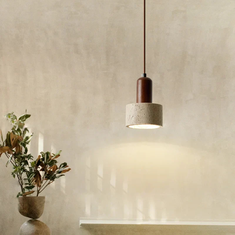 Lampe de Chevet Suspendue en Pierre Moderne - Lampe Chevet Design
