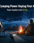 IEETek P800 – tragbare Powerstation 800W, reiner Sinus, LiFePO4 Akku 512Wh