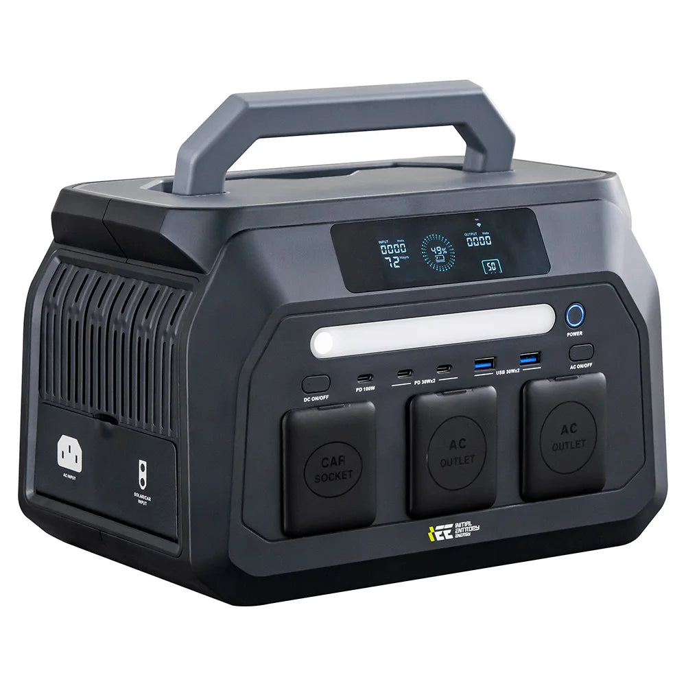 IEETek P800 – tragbare Powerstation 800W, reiner Sinus, LiFePO4 Akku 512Wh