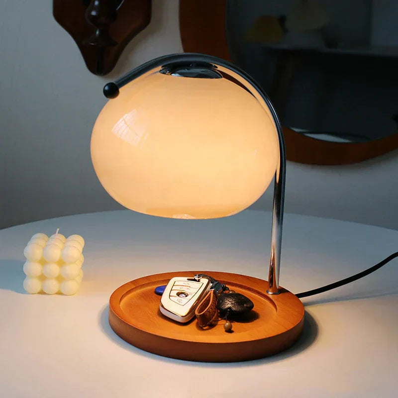 Lampe de chevet en verre design italien - Lampe Chevet Design