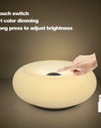 Bauhaus table lamp USB plug bedroom bedside lamp living room dining room decoration donut ambient light - Lampe Chevet Design