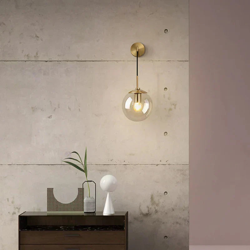 Lampe de chevet Suspendue Murale en Verre - Lampe Chevet Design