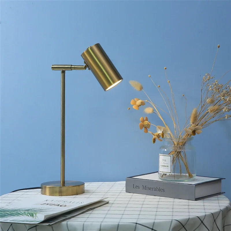 Lampe de chevet moderne dorée - Lampe Chevet Design