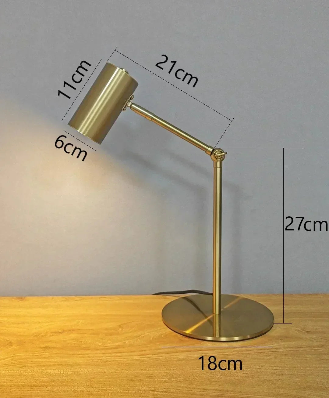 Lampe de chevet moderne dorée - Lampe Chevet Design