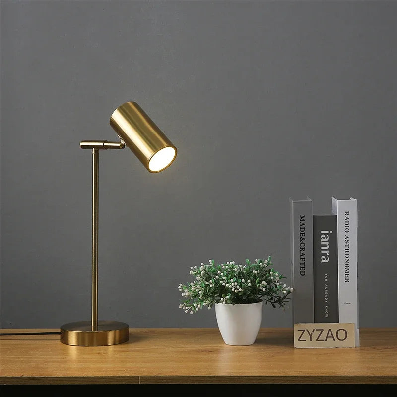 Lampe de chevet moderne dorée - Lampe Chevet Design