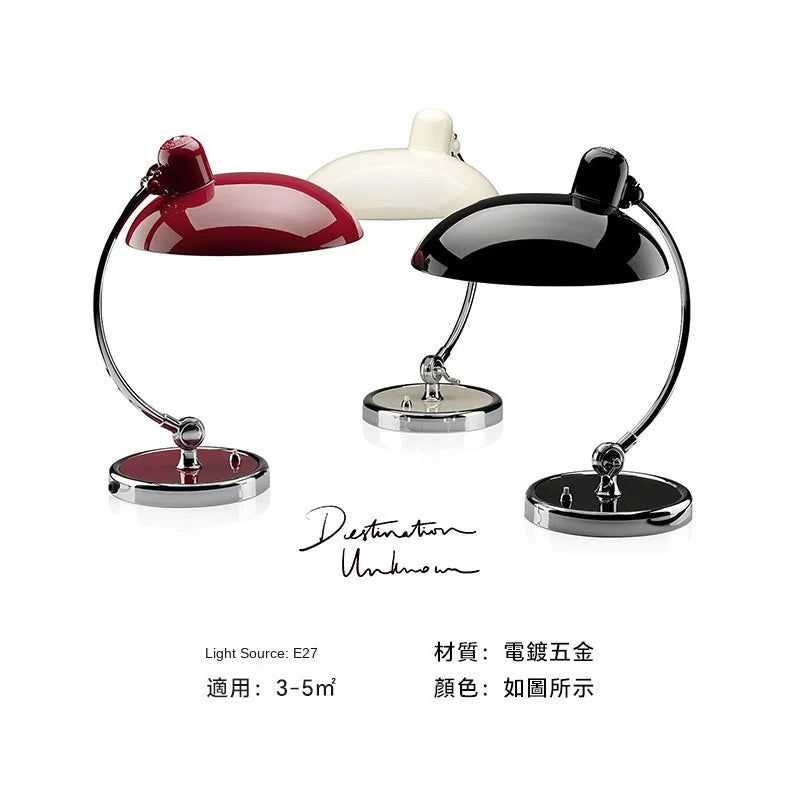 Nordic Bauhaus Adjustable Table Lamp Bedroom Study Lamps Light Luxury Desktop Eye Protection Learning Light Simple Bedside Lamp - Lampe Chevet Design