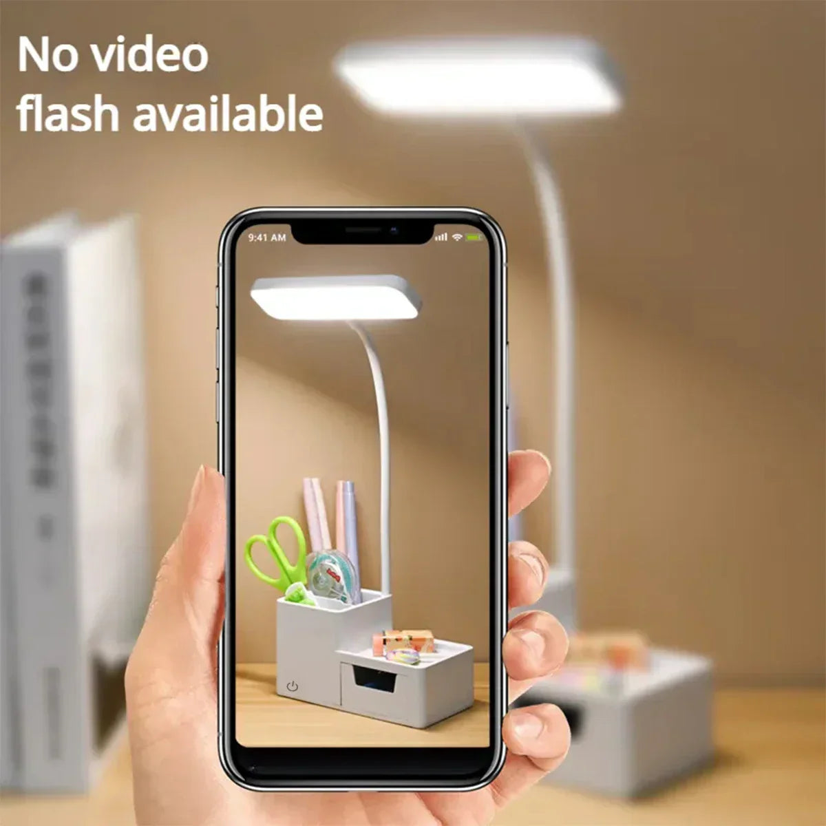 Touch LED Desk Lamp 3 Levels Dimmable Night Light USB Rechargeable Eye Protection Foldable Table Lamp Bedroom Bedside Reading - Lampe Chevet Design