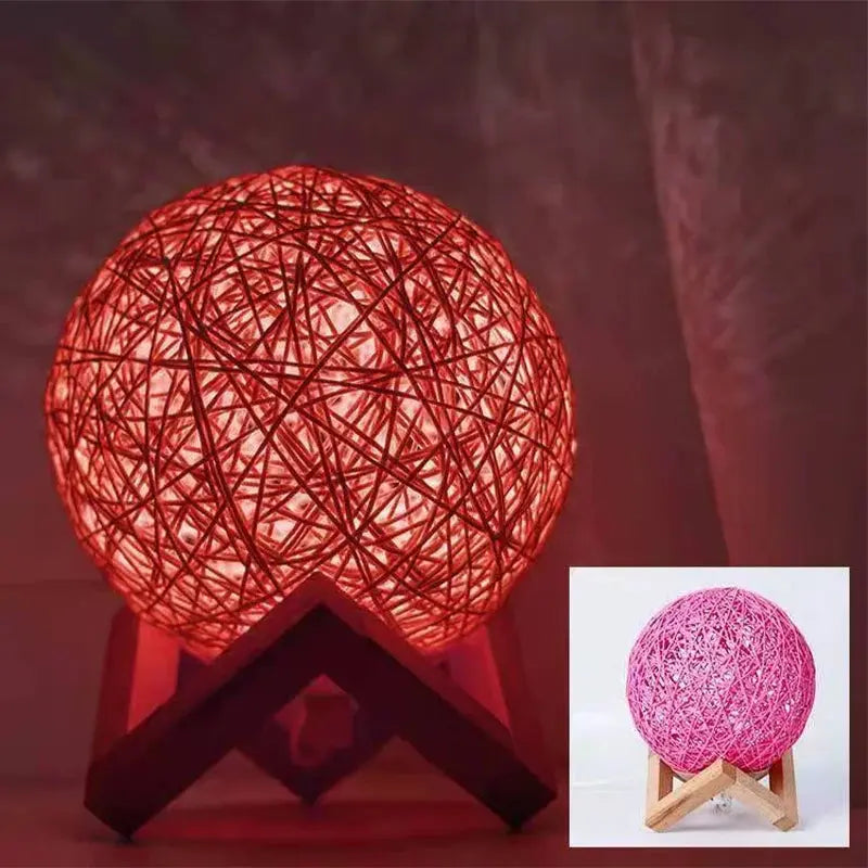 Lampe de chevet en rotin - Lampe Chevet Design
