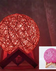Lampe de chevet en rotin - Lampe Chevet Design