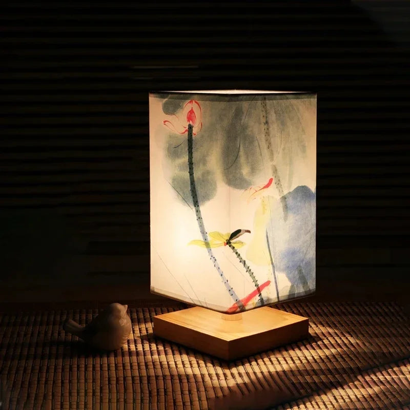 Lampe de chevet Design Japonaise Scandinave - Lampe Chevet Design