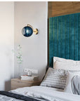 Lampe de chevet Murale Design Boule en verre Fumé - Lampe Chevet Design