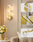 21/14/15W LED Wall Lights Modern Spiral Design Warm White Light Wall Sconce Lamp for Living Room Bedroom Hallway Stairs Indoor