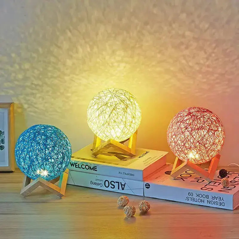 Lampe de chevet en rotin - Lampe Chevet Design