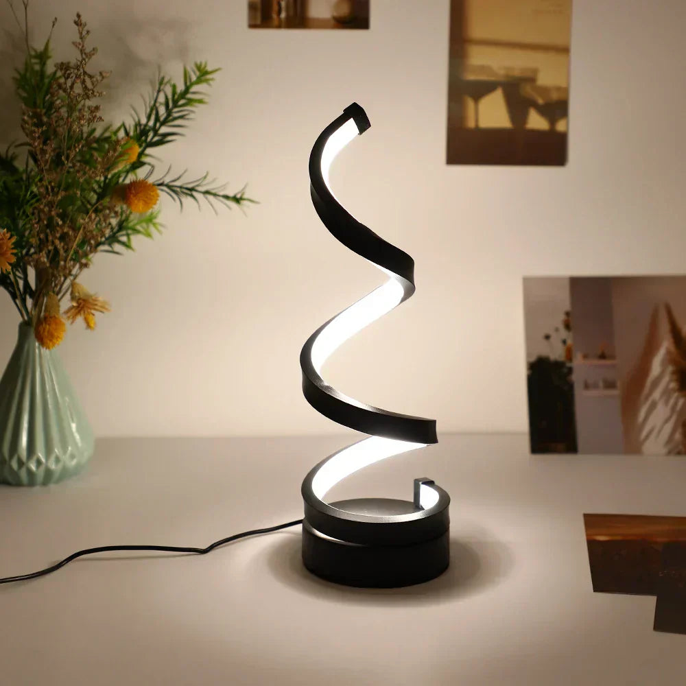 Lampe de chevet design spirale - Lampe Chevet Design