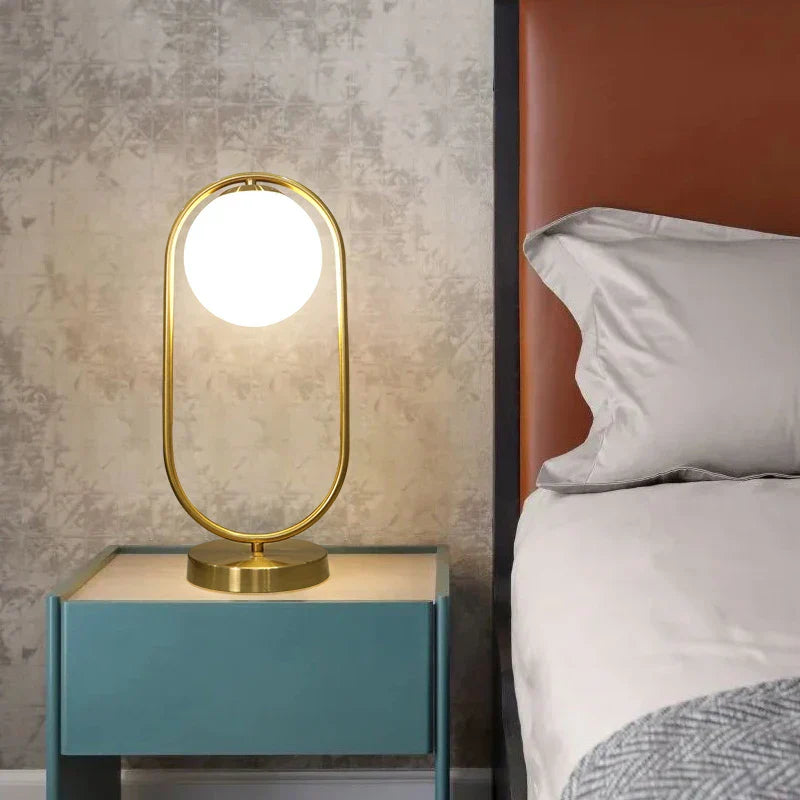 Lampe De Chevet Design Boule Lune - Lampe Chevet Design