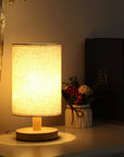 USB Bedside Lamp Night Lights LED Desk Lamp Eye Protection Nightstand Lamp Wooden Table Lamp Night Lamp Home Bedroom Decor - Lampe Chevet Design