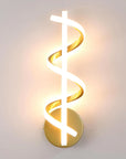21/14/15W LED Wall Lights Modern Spiral Design Warm White Light Wall Sconce Lamp for Living Room Bedroom Hallway Stairs Indoor