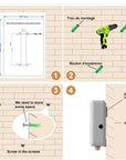 240 V 8 kW 11 kW Durchlauferhitzer mit Bedienknopf
