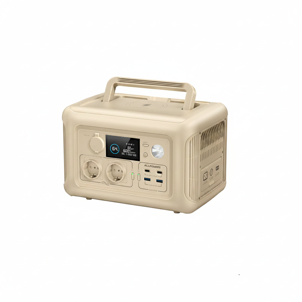 ALLPOWERS R600 – tragbare Powerstation 299Wh LiFePO4, 600W AC-Ausgang