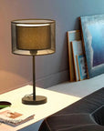Lampe de chevet en tissu à Double couche - Lampe Chevet Design