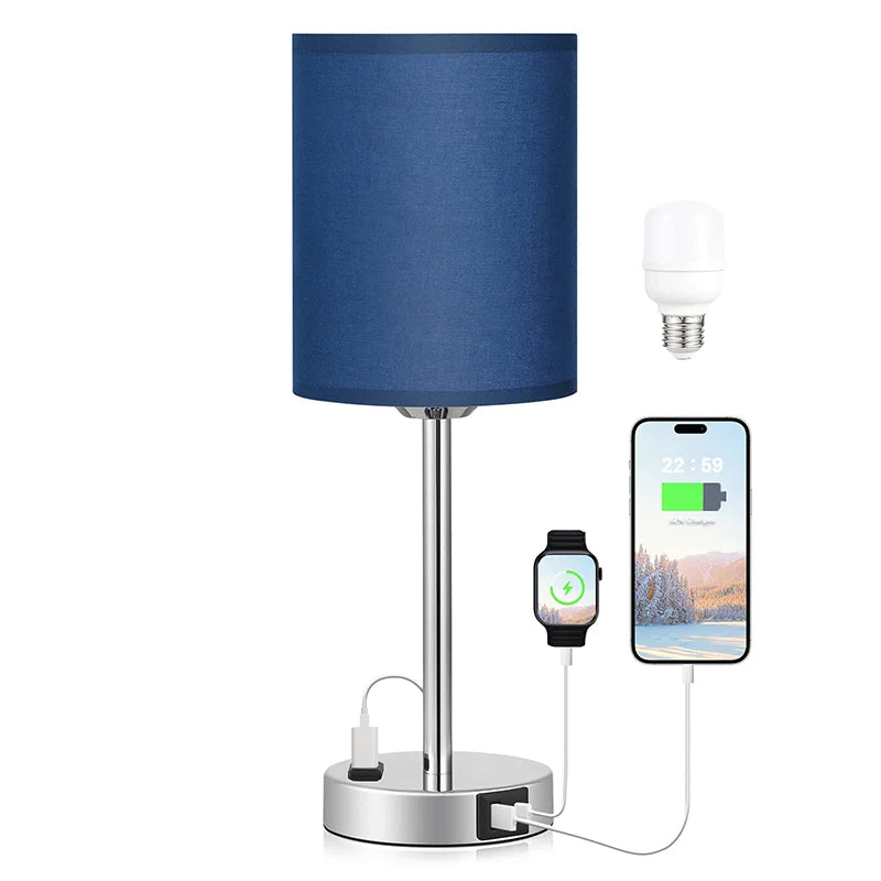 Lampe de chevet chargeur stylé - Lampe Chevet Design
