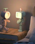 LED Night Lights Magnetic AG Battery Nights Lamp For Children Bedroom Bedside Desk Decorations Astronauts Mini Night Light - Lampe Chevet Design