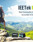 IEETek P800 – tragbare Powerstation 800W, reiner Sinus, LiFePO4 Akku 512Wh
