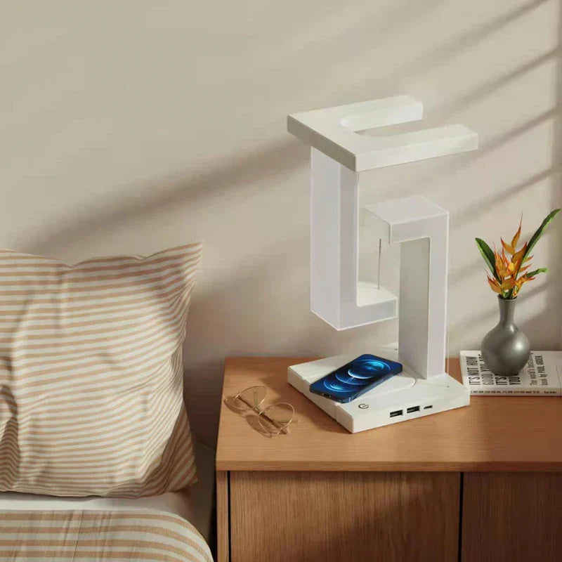 LAMPE de chevet gravité recharge sans fil - Lampe Chevet Design