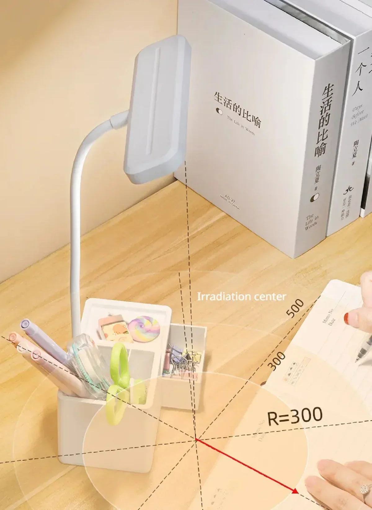 Touch LED Desk Lamp 3 Levels Dimmable Night Light USB Rechargeable Eye Protection Foldable Table Lamp Bedroom Bedside Reading - Lampe Chevet Design