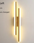 LED Bedroom Wall Lamp Wall Sconces Copper Line Pipe Acrylic Lampshade Indoor Lighting for Living Room Corridor Light Fixture
