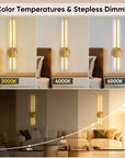 Battery Operated Wall Sconce Wireless LED Light 5v  with Remote Control USB Rechargeable Wall Lights for Bedroom Living Room