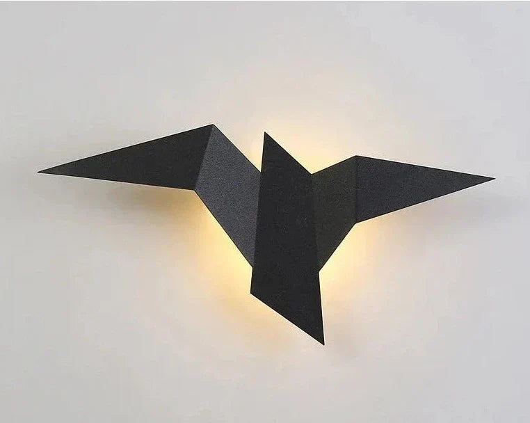 Lampe de chevet Murale Oiseaux Métal - Lampe Chevet Design