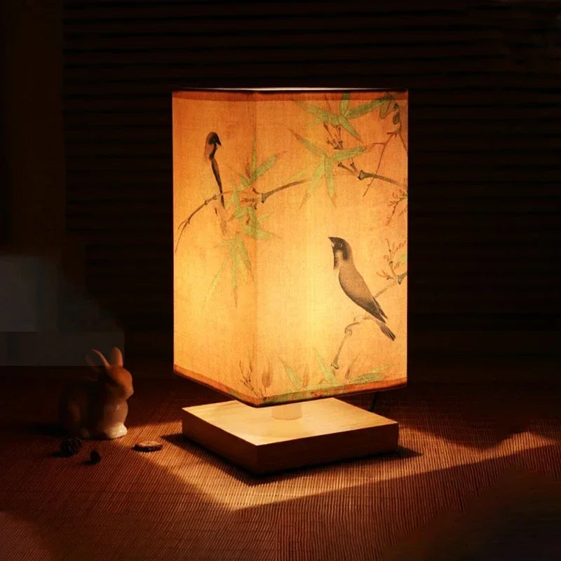 Lampe de chevet Design Japonaise Scandinave - Lampe Chevet Design