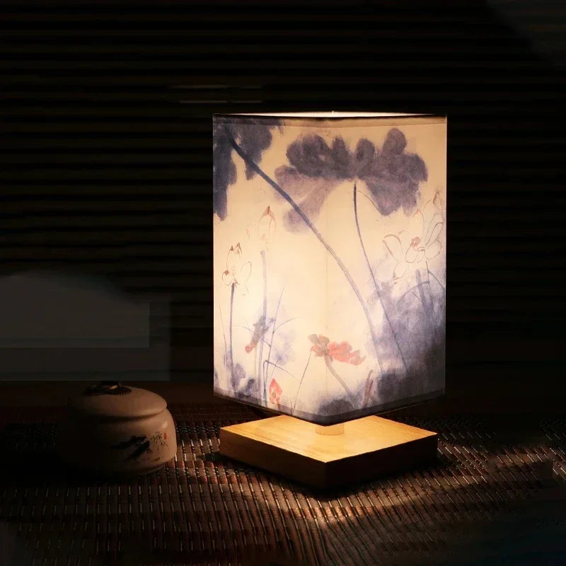 Lampe de chevet Design Japonaise Scandinave - Lampe Chevet Design