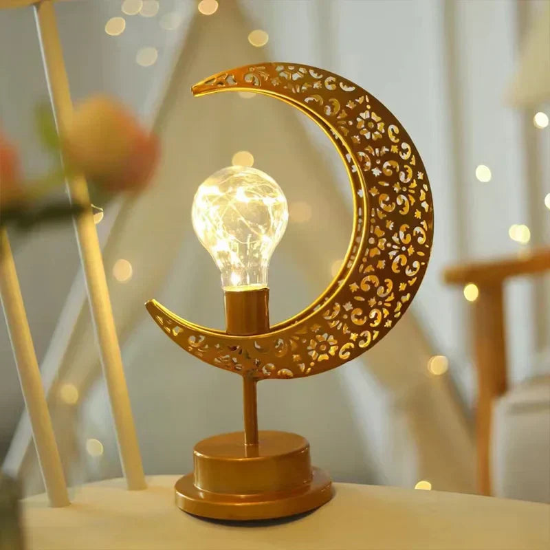 Lampe de chevet forme Lune et étoile - Lampe Chevet Design