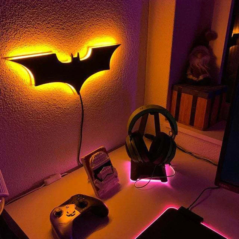 Lampe de chevet murale Batman avec Télécomande - Lampe Chevet Design