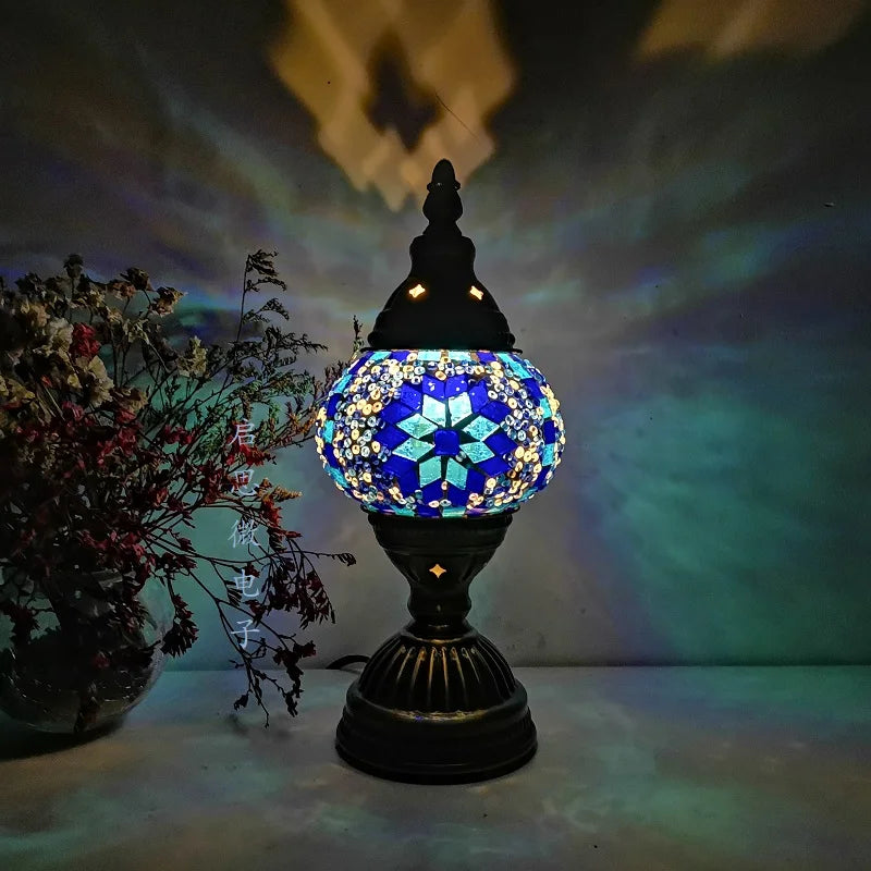 Lampe de chevet mosaique Turc - Lampe Chevet Design