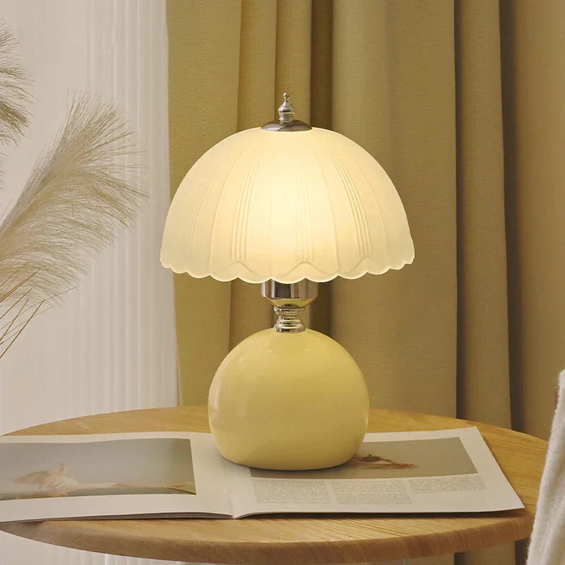 Lampe de Chevet Moderne – Tissu &amp; Fer Forgé, Style Élégant - Lampe Chevet Design