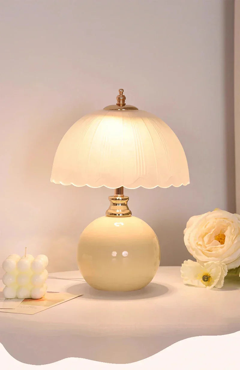 Lampe de Chevet Moderne – Tissu &amp; Fer Forgé, Style Élégant - Lampe Chevet Design