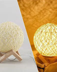 Lampe de chevet en rotin - Lampe Chevet Design
