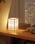 Lampe de Chevet Japonaise en Bois - Lampe Chevet Design