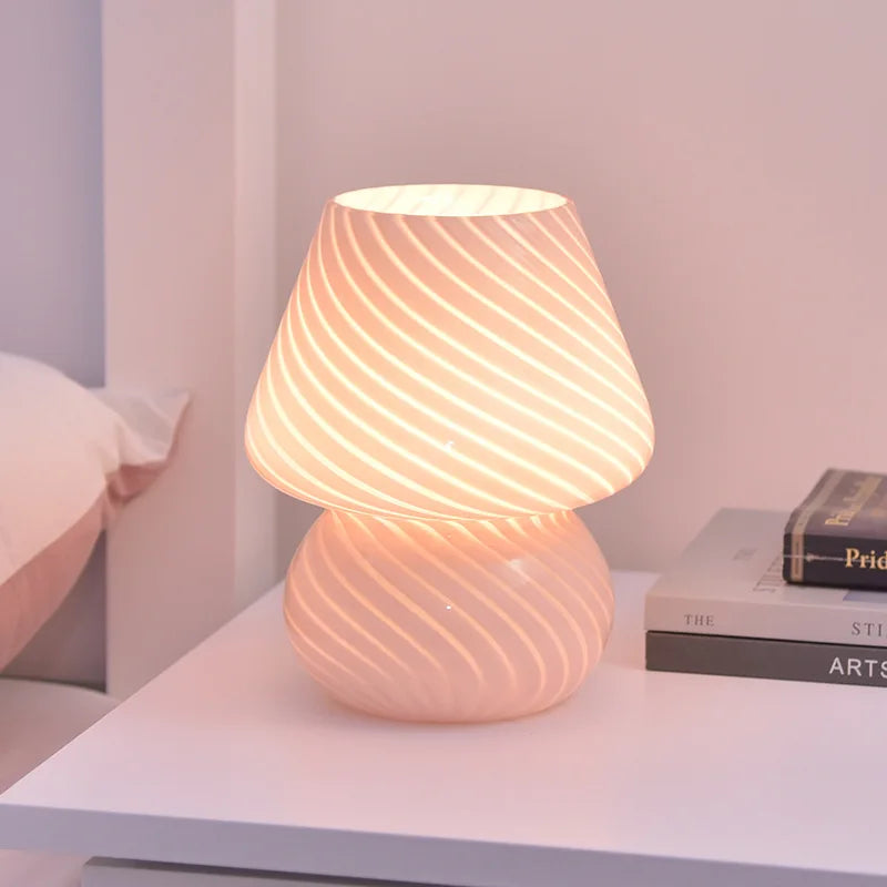 Lampe de chevet en verre translucide - Lampe Chevet Design