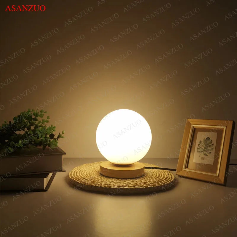 Lampe de chevet en bois tactile - Lampe Chevet Design