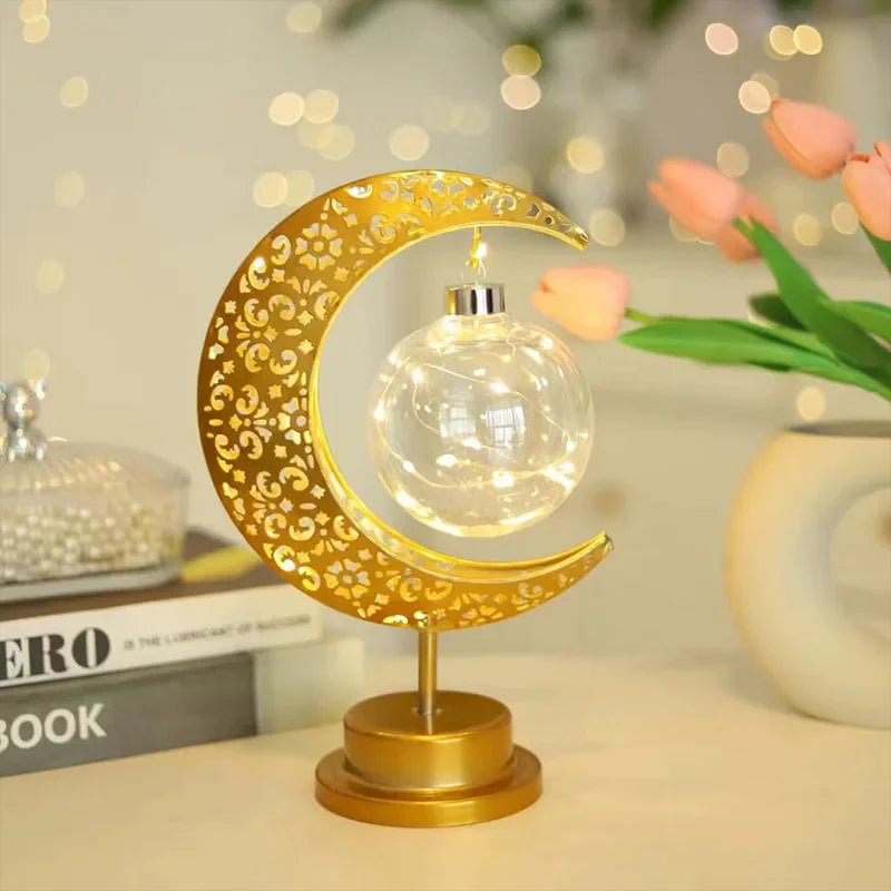 Lampe de chevet forme Lune et étoile - Lampe Chevet Design