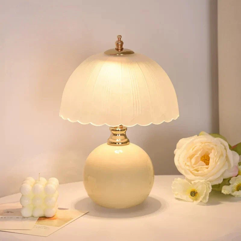 Lampe de Chevet Moderne – Tissu &amp; Fer Forgé, Style Élégant - Lampe Chevet Design