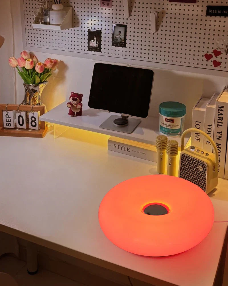 Bauhaus table lamp USB plug bedroom bedside lamp living room dining room decoration donut ambient light - Lampe Chevet Design