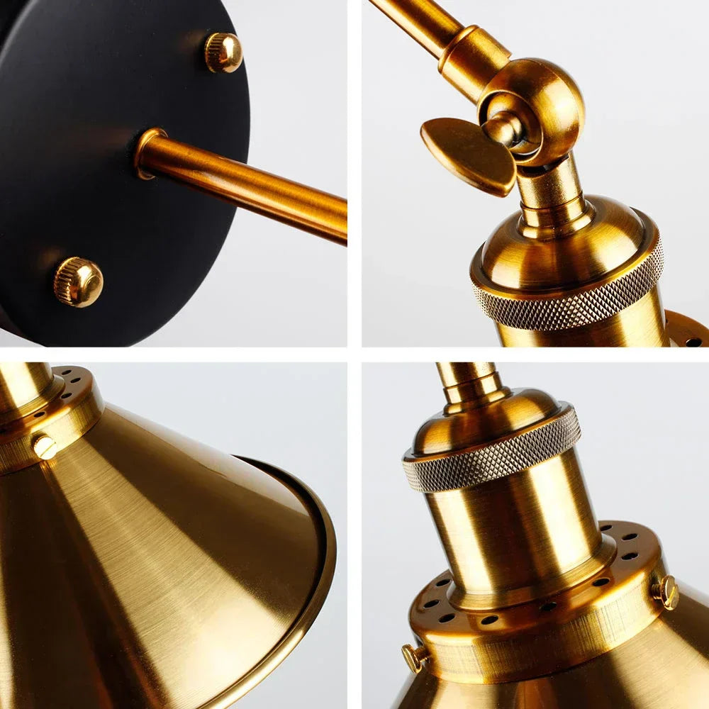 Lampe de chevet Murale Vintage Métal - Lampe Chevet Design